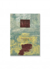 Abstract Painting Wall Art Canvas Green 50x70centimeter