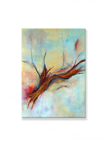 Abstract Painting Wall Art Canvas Red 50x70centimeter