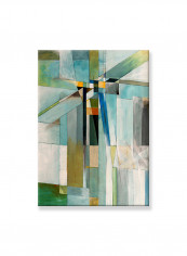 Abstract Painting Wall Art Canvas Green 50x70centimeter