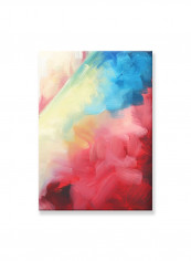 Abstract Painting Wall Art Canvas Red 50x70centimeter