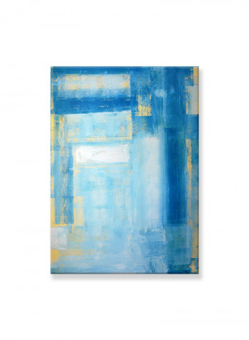 Abstract Painting Wall Art Canvas Blue 50x70centimeter