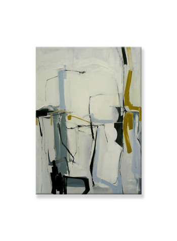 Abstract Painting Wall Art Canvas Grey 50x70centimeter