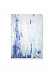 Abstract Painting Wall Art Canvas White 50x70centimeter