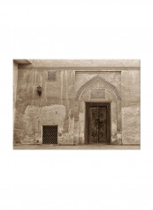Architecture Abstract On Canvas Painting Brown 70x50centimeter