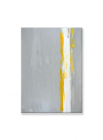 Abstract Painting Wall Art Canvas Grey 50x70centimeter