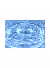 Water Drop Art On Canvas Painting Blue 70x50centimeter