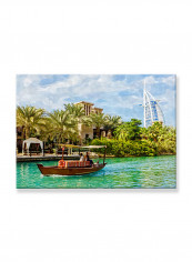 Abstract Painting Wall Art Canvas Green 70x50centimeter