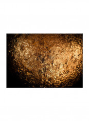 Gold Art Canvas Painting Gold/Black 70x50centimeter