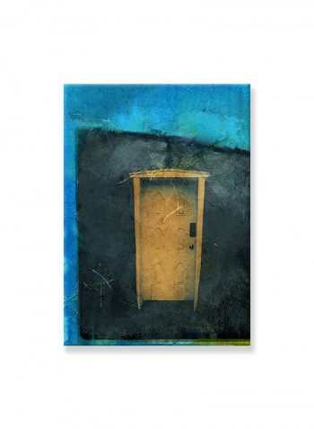 Abstract Painting Wall Art Canvas Black 50x70centimeter