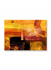 Abstract Painting Wall Art Canvas Red 70x50centimeter