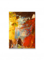 Abstract Painting Wall Art Canvas Brown 50x70centimeter
