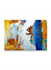Abstract Painting Wall Art Canvas Orange 70x50centimeter