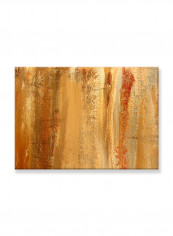 Abstract Painting Wall Art Canvas Orange 70x50centimeter