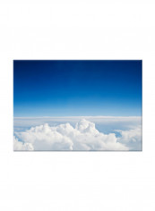 Blue Sky With Clouds On Canvas Painting Blue 70x50centimeter
