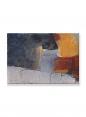 Abstract Painting Wall Art Canvas Bleu 70x50centimeter