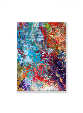 Abstract Painting Wall Art Canvas Blue 50x70centimeter