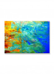 Abstract Painting Wall Art Canvas Multicolour 70x50centimeter