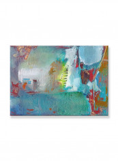 Abstract Painting Wall Art Canvas Blue 70x50centimeter