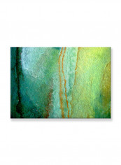 Abstract Painting Wall Art Canvas Green 70x50centimeter
