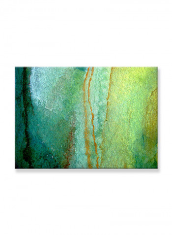 Abstract Painting Wall Art Canvas Green 70x50centimeter