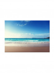 Beach View On The Sea Photo On Canvas Painting Blue 70x50centimeter