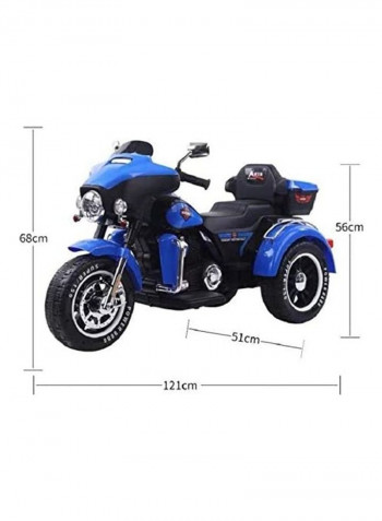 3-Wheel Electric Ride-On Motorcycle