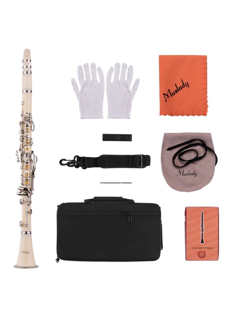 17-Key Bb Clarinet And Woodwind Instrument Set