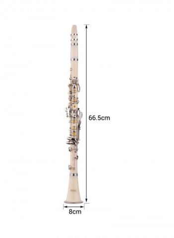 17-Key Bb Clarinet And Woodwind Instrument Set