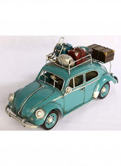 Vintage Retro Beetle Car Decoration Multicolour