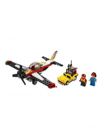 140-Piece City Stunt Plane Building Toy Set