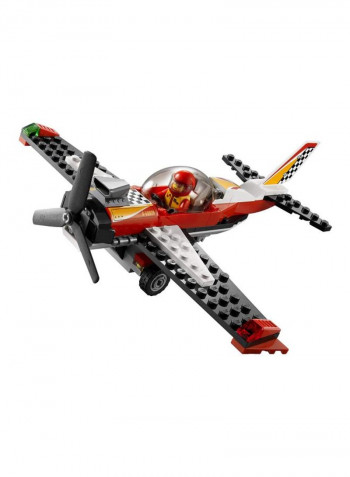 140-Piece City Stunt Plane Building Toy Set