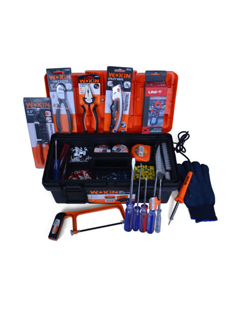 Bundle Offer Tool Bag With Electrical Tools For Home Application And DIY Hobbies Multicolour