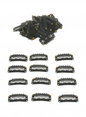 50-Piece U-Shape Metal Clips For Hair Extension Set