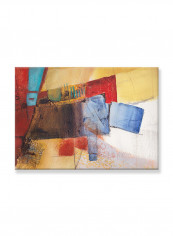 Abstract Painting Wall Art Canvas Multicolour 70x50centimeter
