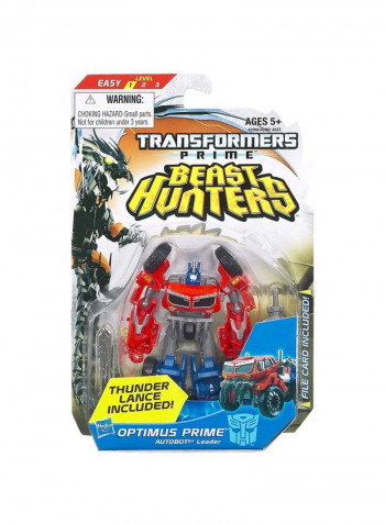 Prime Beast Hunters Commander Class Optimus Autobot Leader Figure