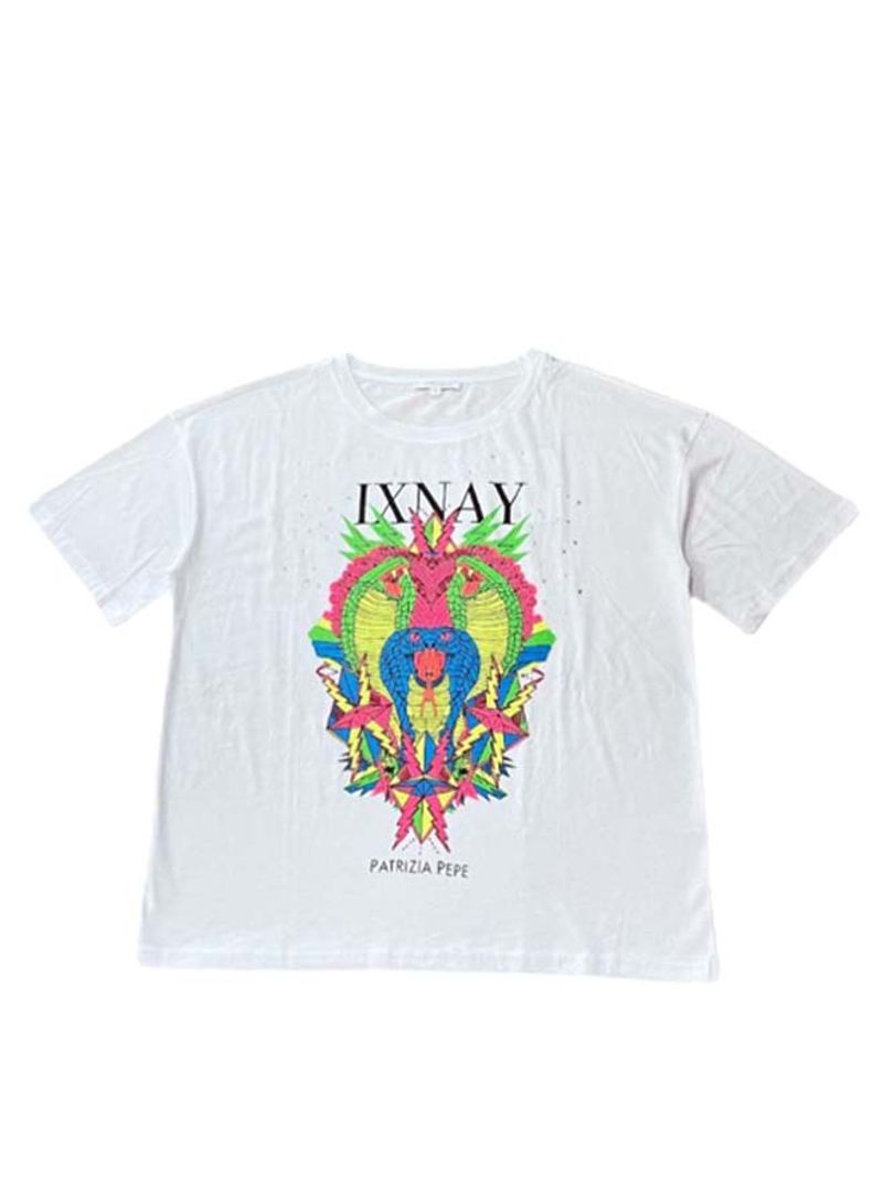 Graphic Printed Casual Wear T-Shirt Multicolour