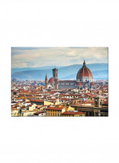 Florence City View Landscape Photo Art Canvas Painting Multicolour 70x50centimeter