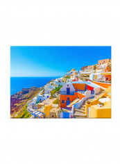 View On City Photo On Canvas Painting Multicolour 70x50centimeter