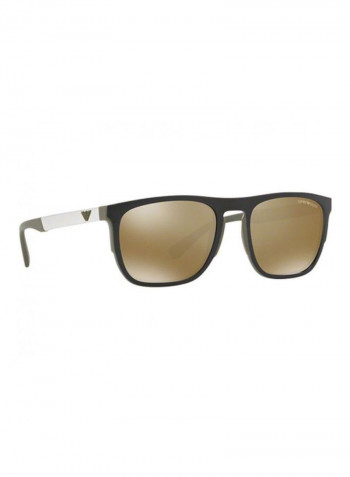 Men's UV-Protection Square Sunglasses - Lens Size: 55 mm