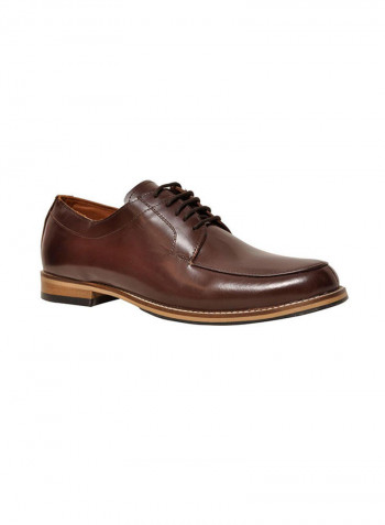 Derby Leather Formal Shoes Brown