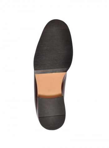 Derby Leather Formal Shoes Brown