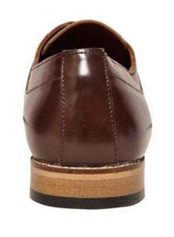 Derby Leather Formal Shoes Brown