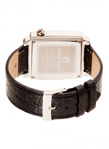 Men's Water Resistant Leather Analog Wrist Watch L0735WWB