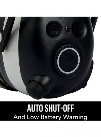 Work Tunes Connect AM/FM Hearing Protector With Bluetooth Wireless Technology Black