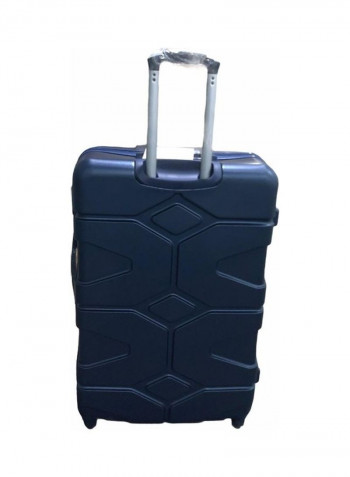 5-Piece Luggage Trolley Set Navy Blue