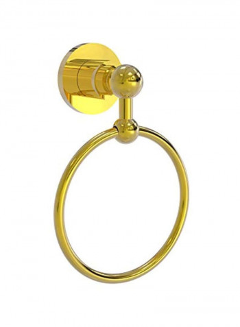 Astor Place Collection Towel Ring Gold 6x6x7inch