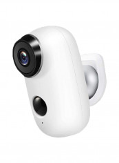 HMD2 Wireless Rechargeable Battery-Powered Security Camera, 1080P Video With 2-Way Audio, Night Vision, Waterproof Home Indoor/Outdoor WiFi Cameras With Cloud Service And 11 Pieces Accessories