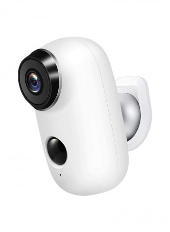 HMD2 Wireless Rechargeable Battery-Powered Security Camera, 1080P Video With 2-Way Audio, Night Vision, Waterproof Home Indoor/Outdoor WiFi Cameras With Cloud Service And 11 Pieces Accessories