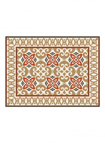 Jaffa Terracotta Rug Design Sticker Multicolour