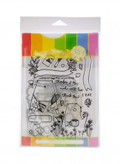 36-Piece Stamp And Die Cut Set Clear